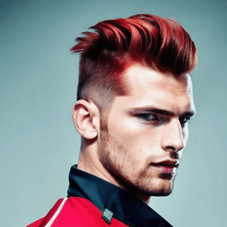 Mohawk Red Hairstyle profile picture for men